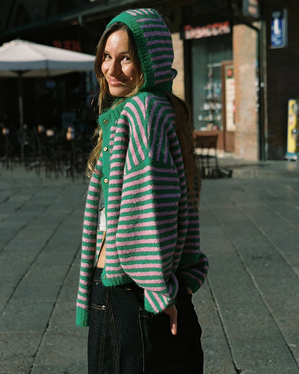 Alma Cardigan - Kelly Flamingo - Image 2