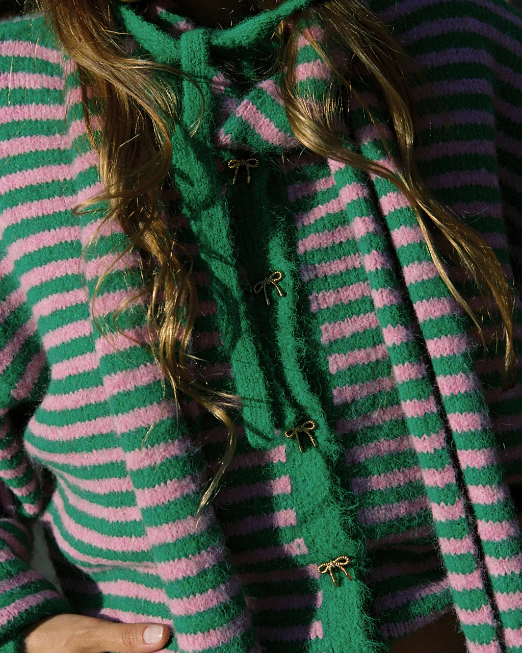 Alma Cardigan - Kelly Flamingo - Image 3