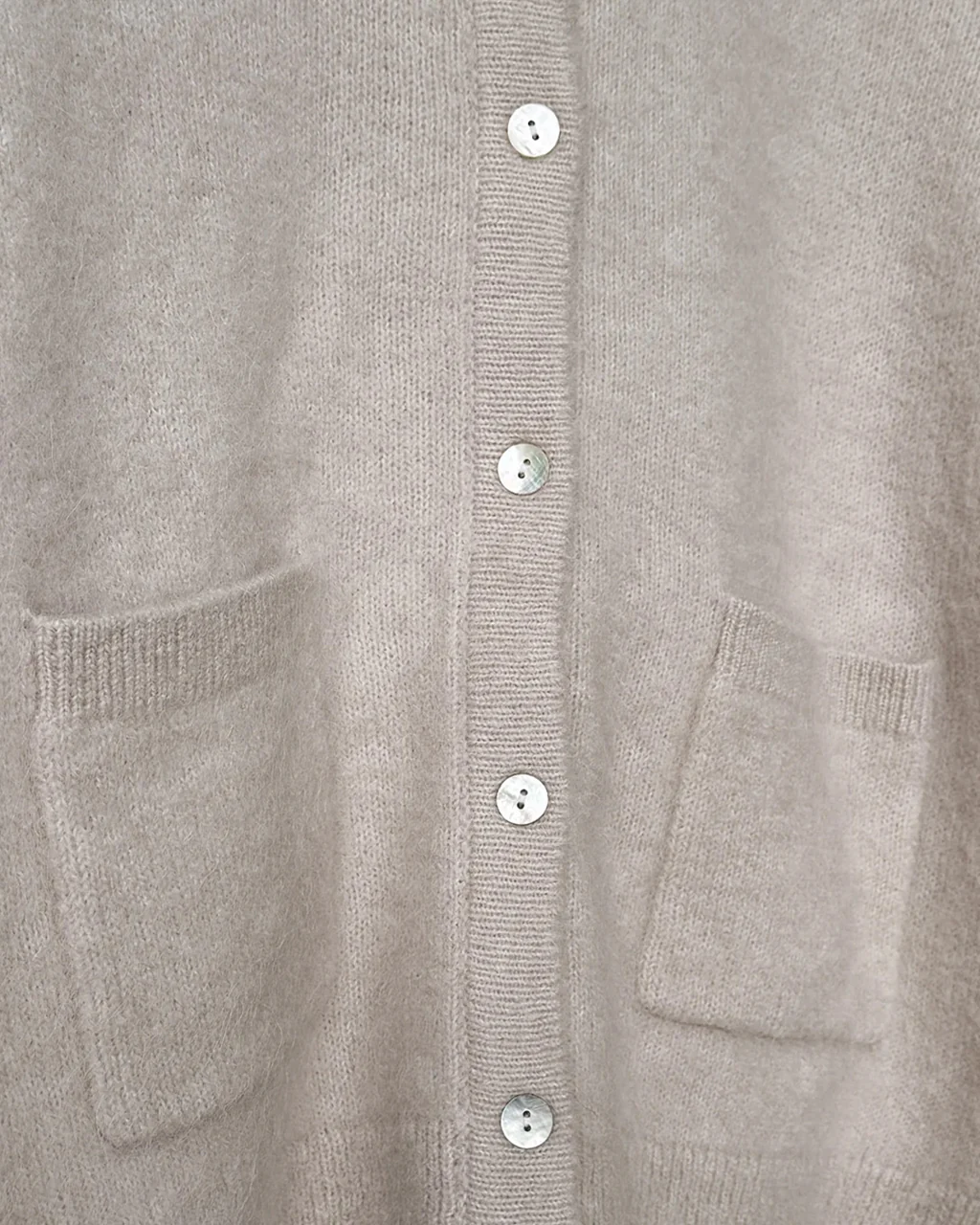 Amélie Alpaca Cardigan - Smoke - Image 3