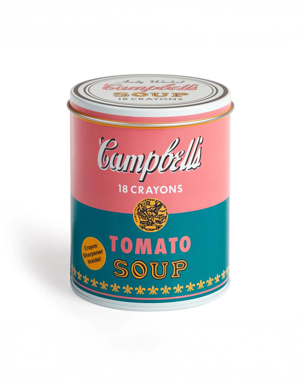 Andy Warhol Soup Can Crayons + Sharpener - Image 3