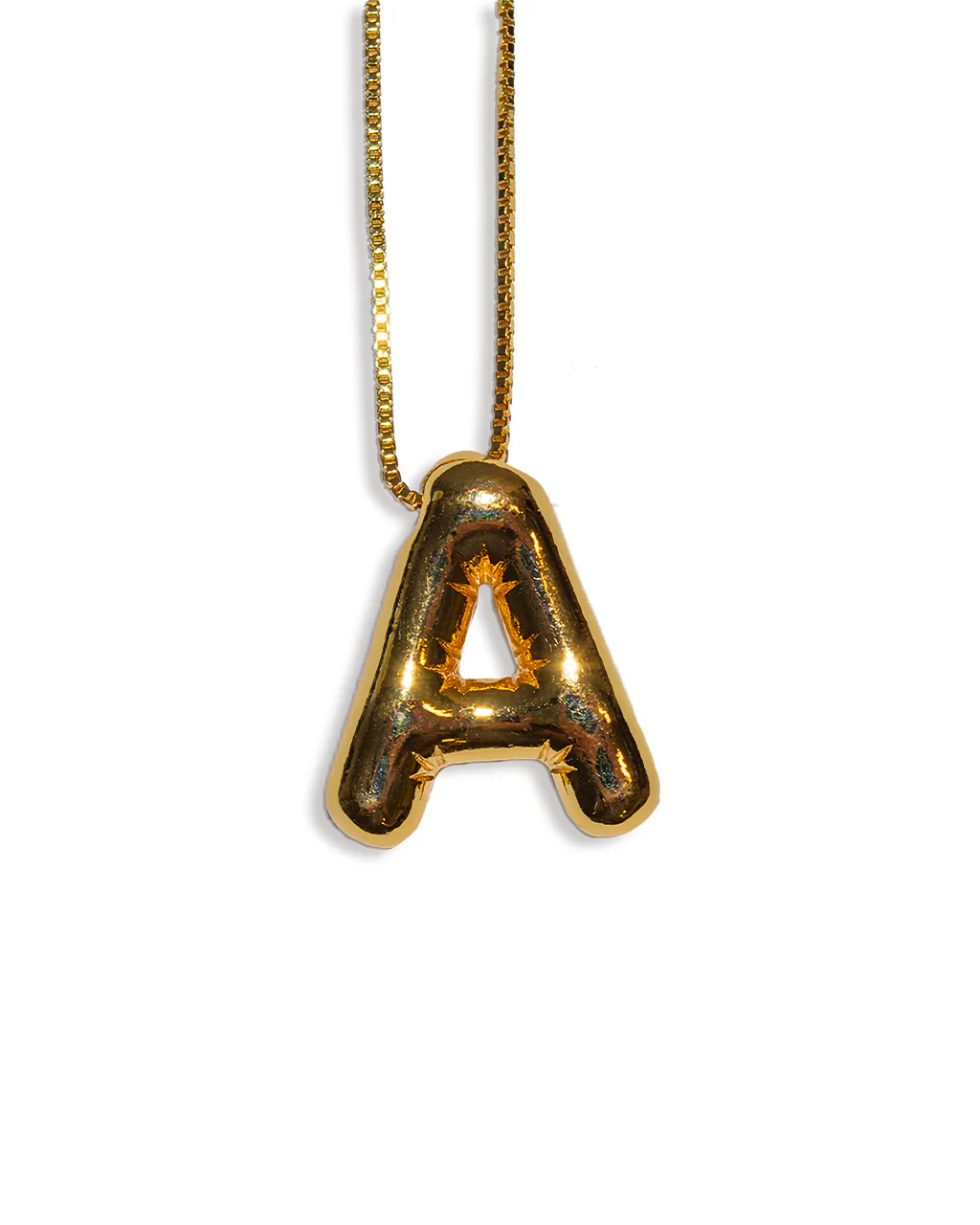 Balloon Initial Necklace - Image 3