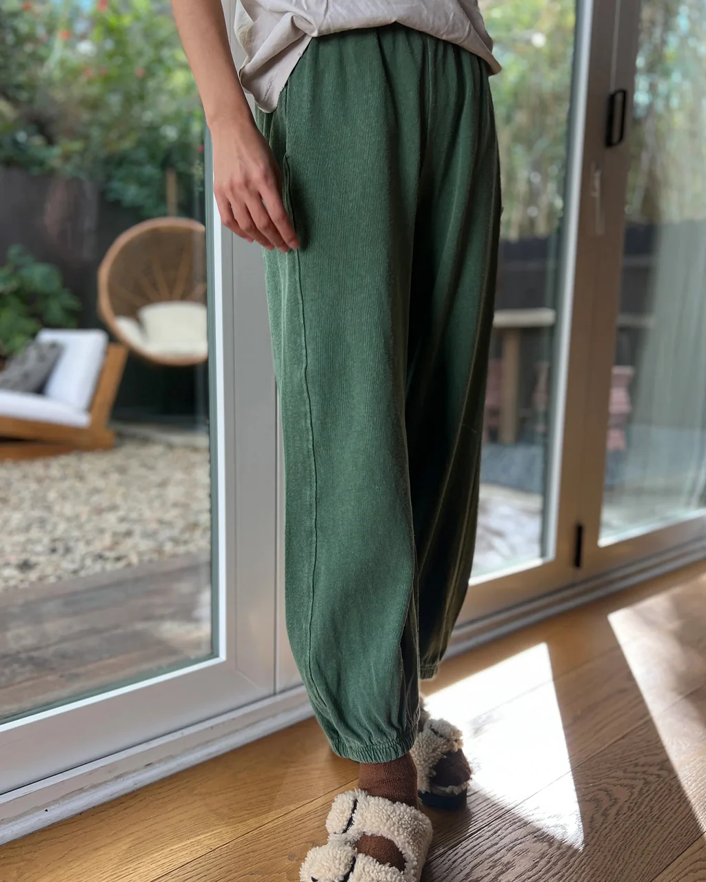 Balloon Pants - Basil - Image 2