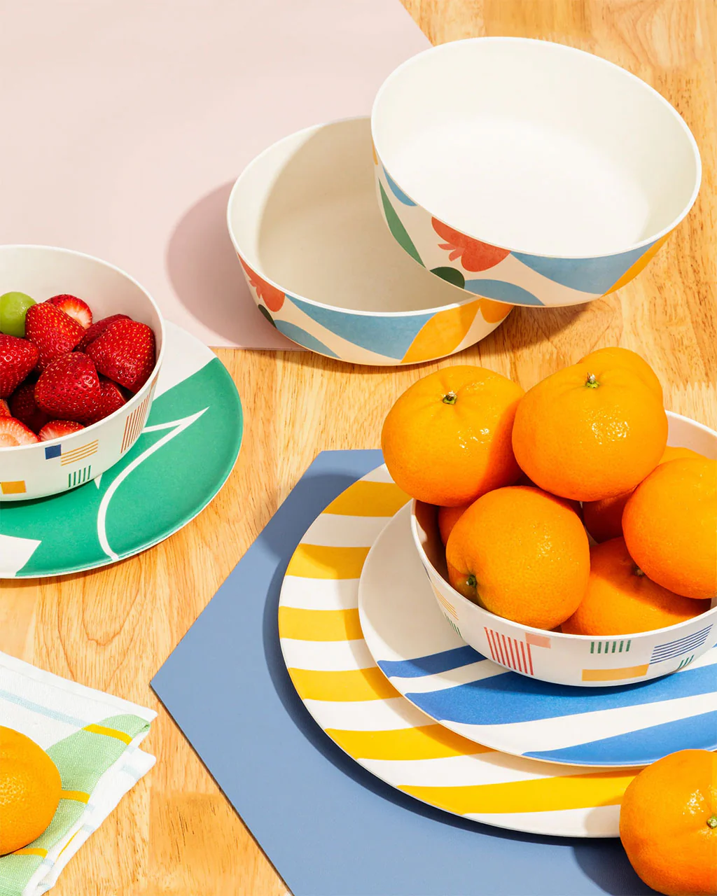 Bamboo Bowl Set - Flora - Image 3