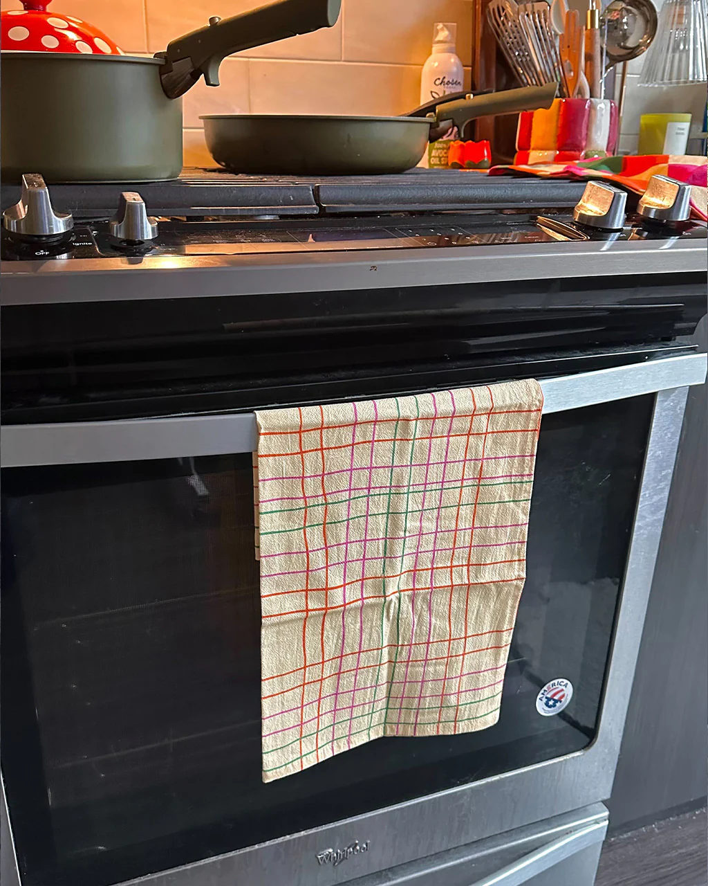 ban.do Plaid Tea Towel - Image 2
