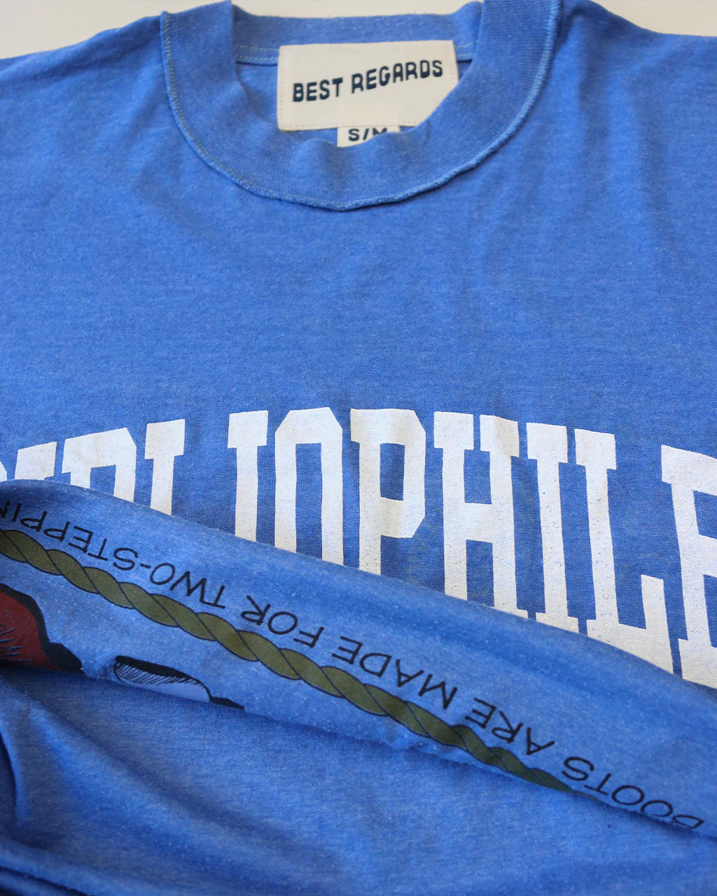 Bibliophile Tee - Royal - Image 3