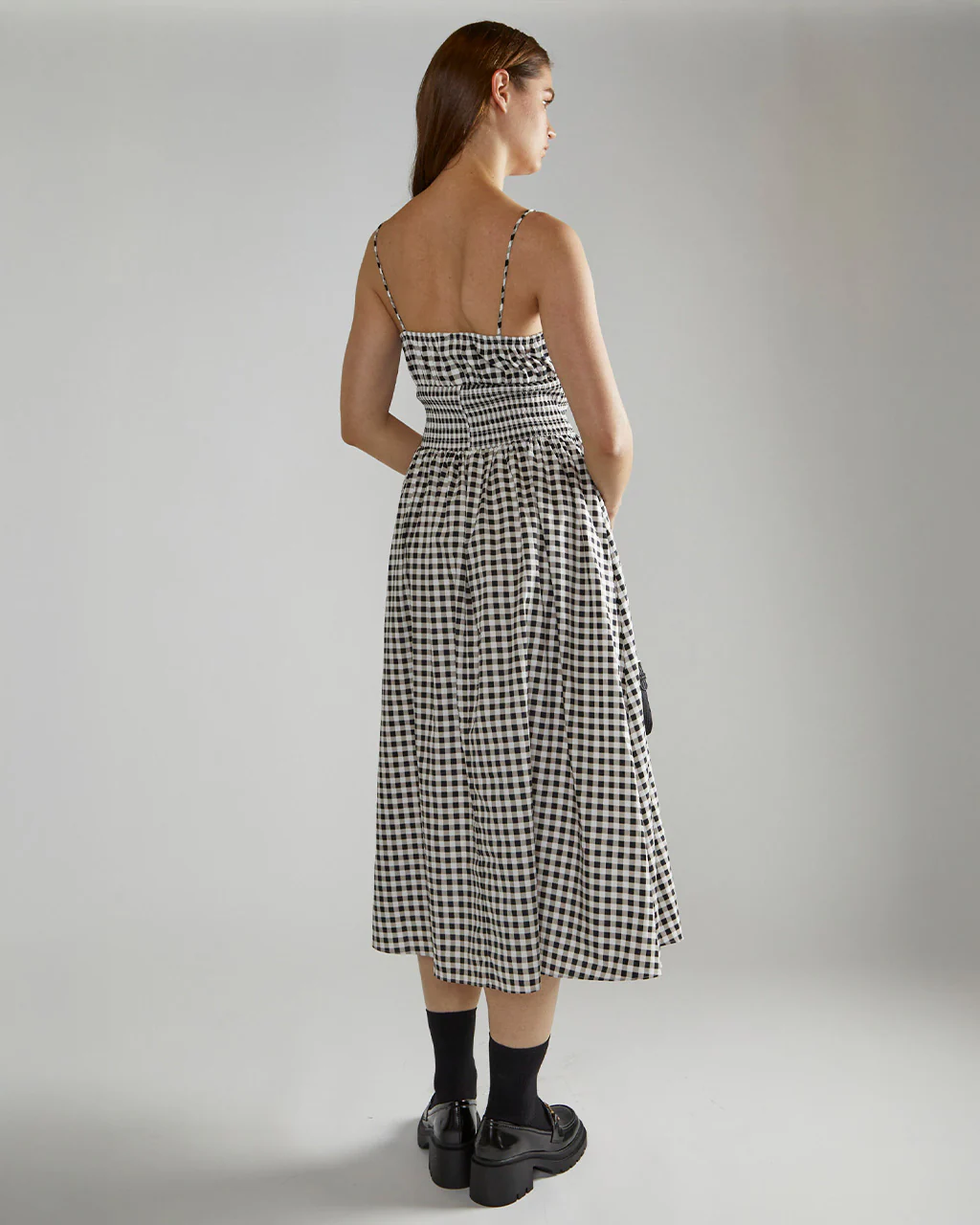 Black And White Gingham Dress - Image 2