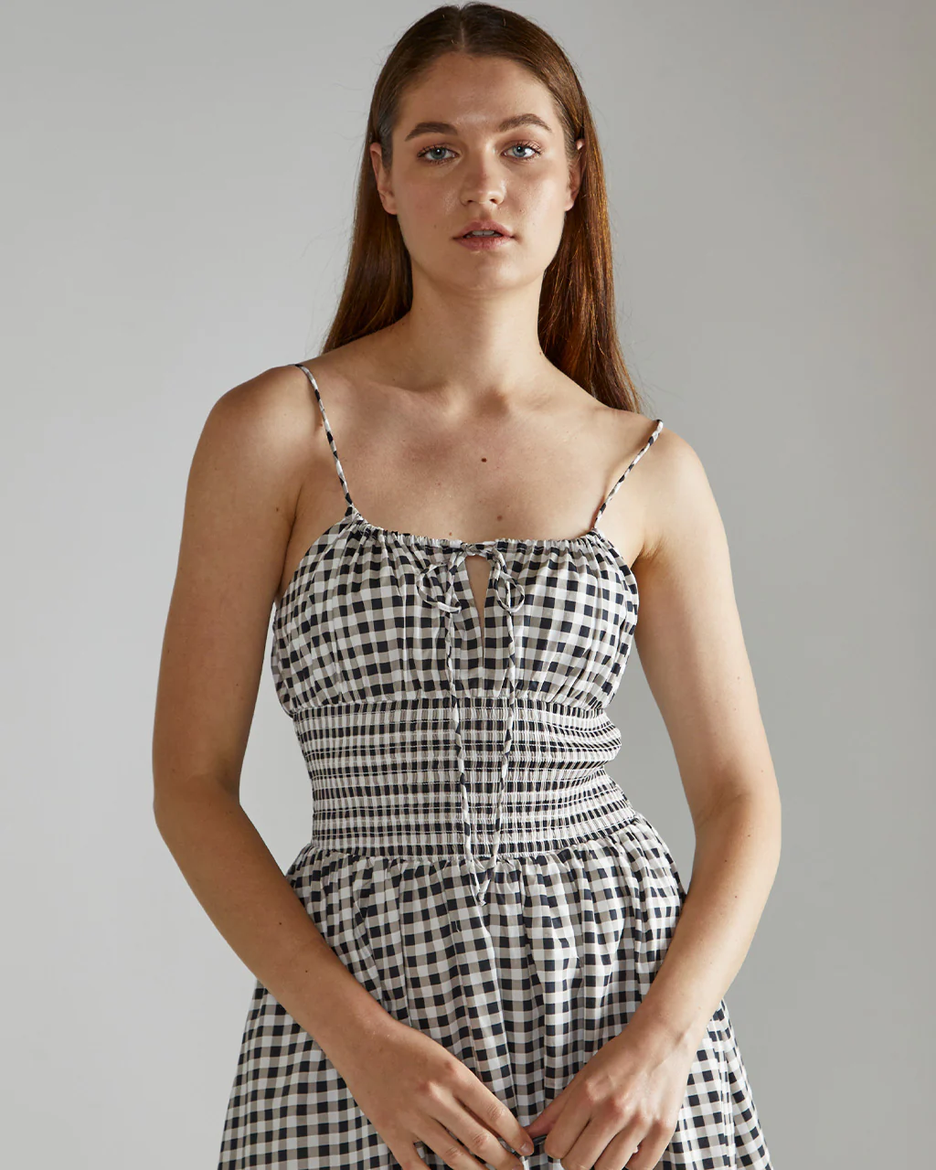 Black And White Gingham Dress - Image 4