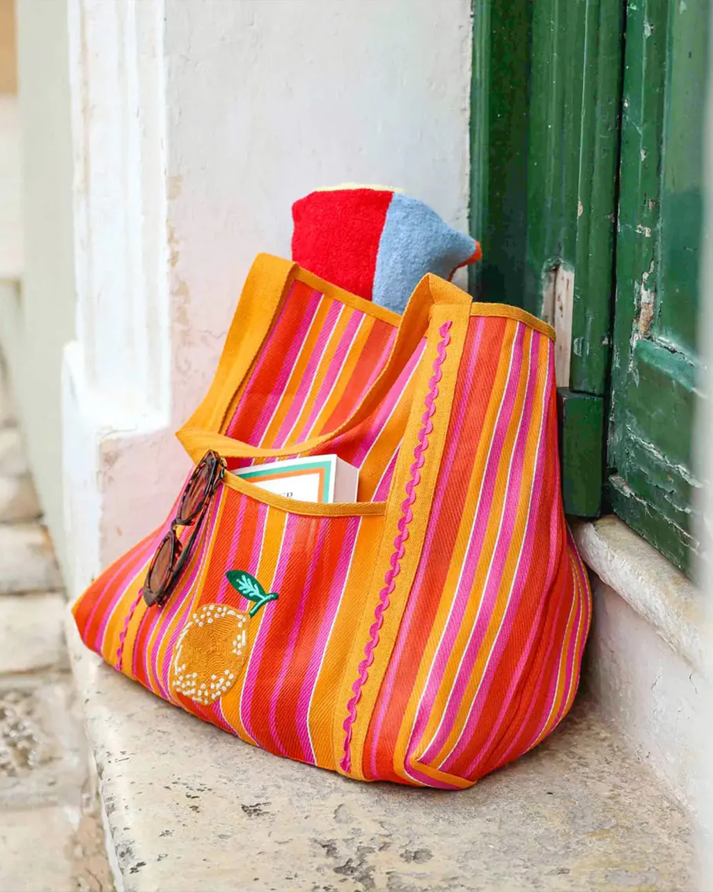 Bon Appétit Recycled Plastic Tote Bag - Lemon - Image 2