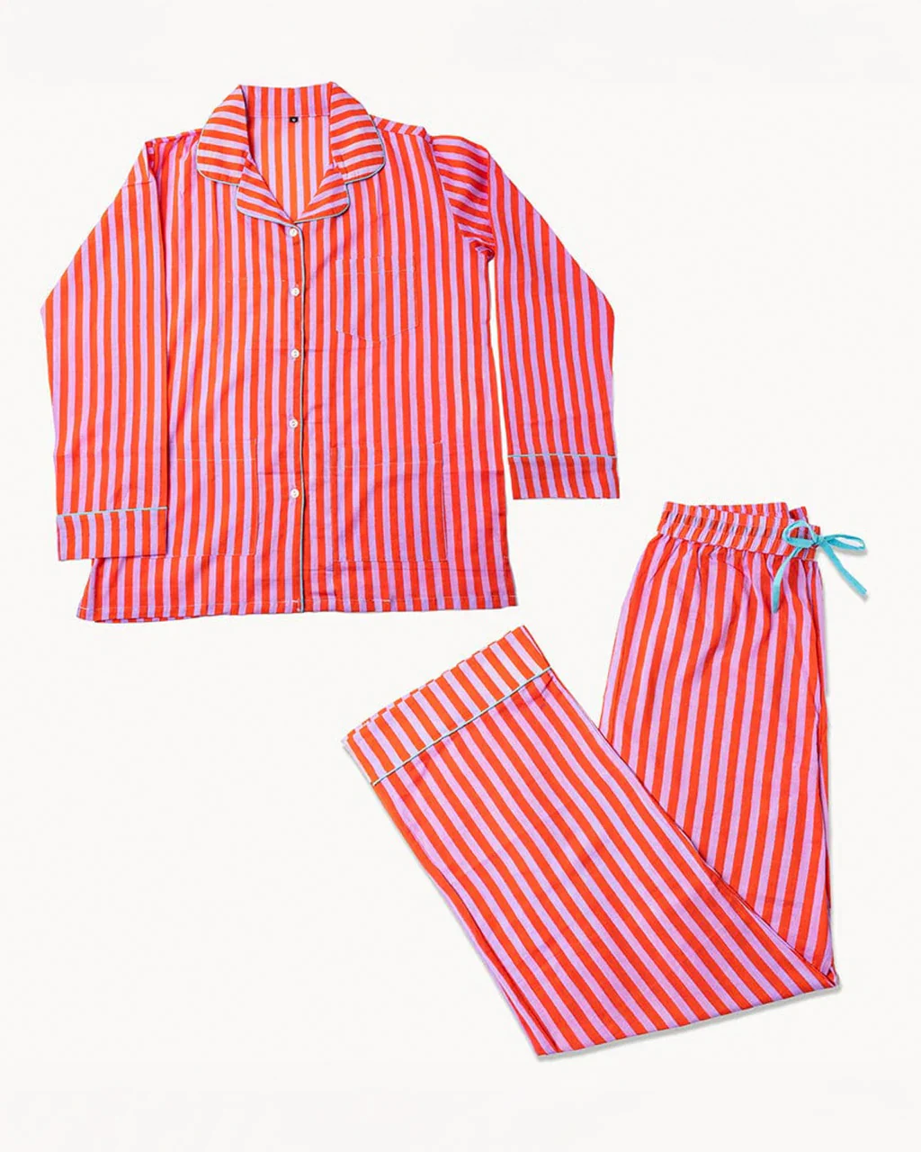 Bonnie Pajama Set - Lavender + Poppy - Image 2