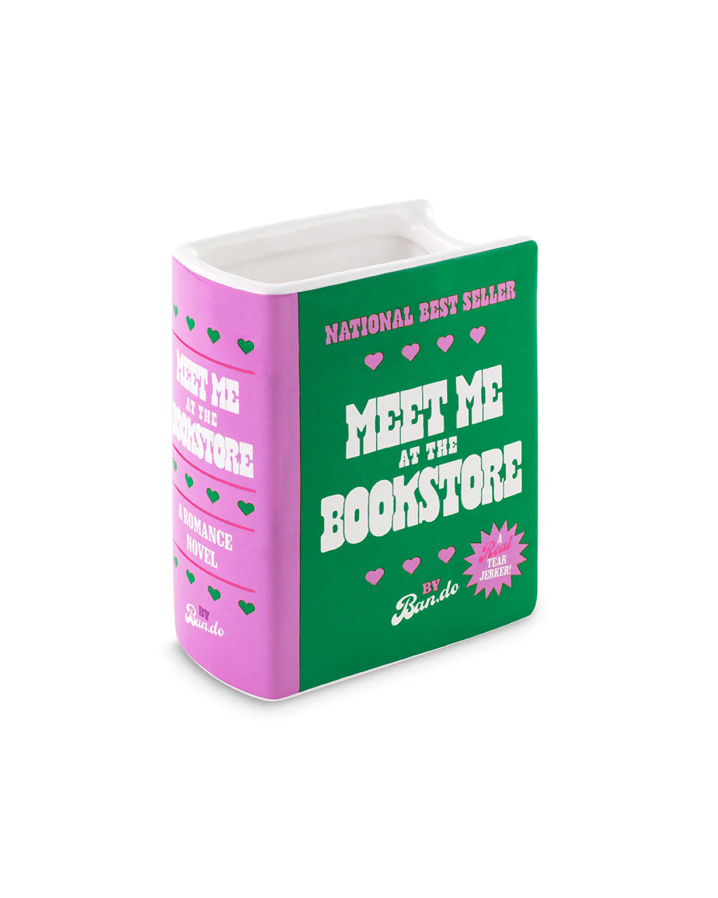 Meet Me At The Bookstore Vase - Image 6