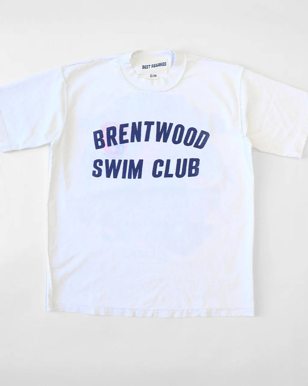 Brentwood Swim Club Tee - White