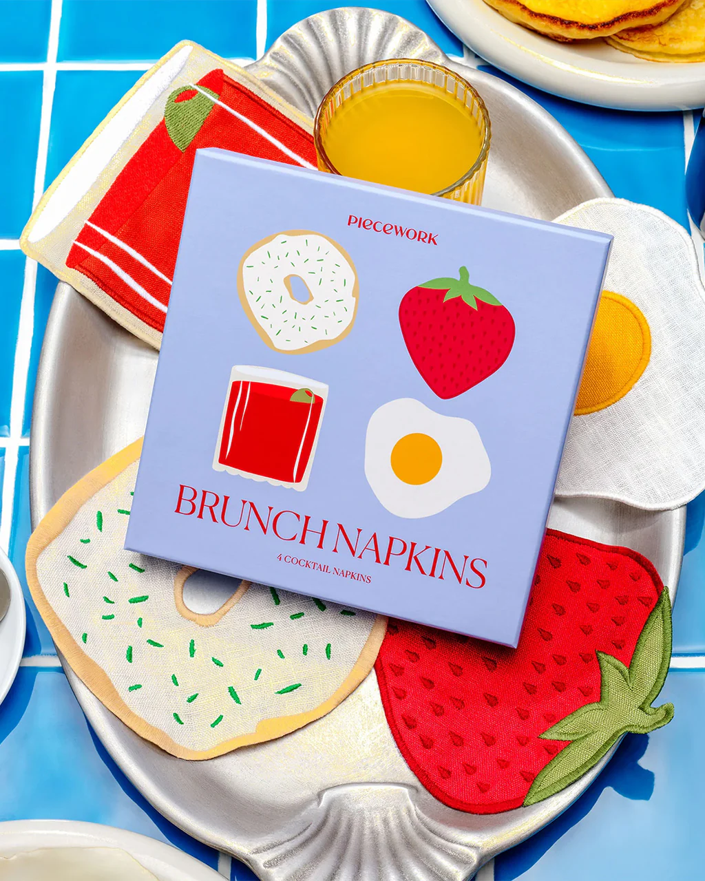 Brunch Cocktail Napkins - Set Of 4