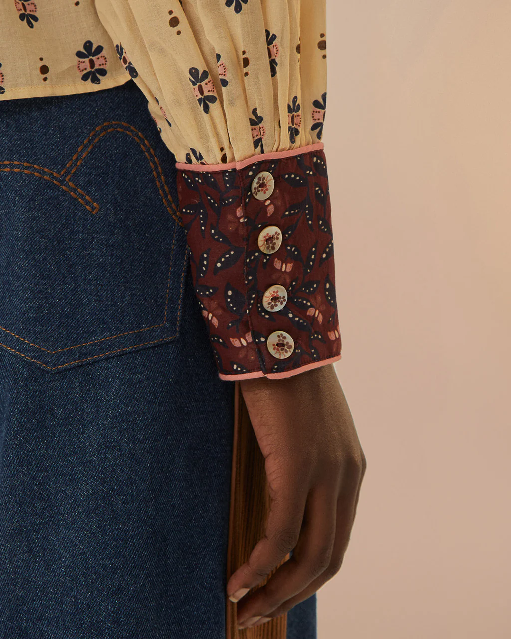 Burgundy Ainika Chill Blouse - Image 2