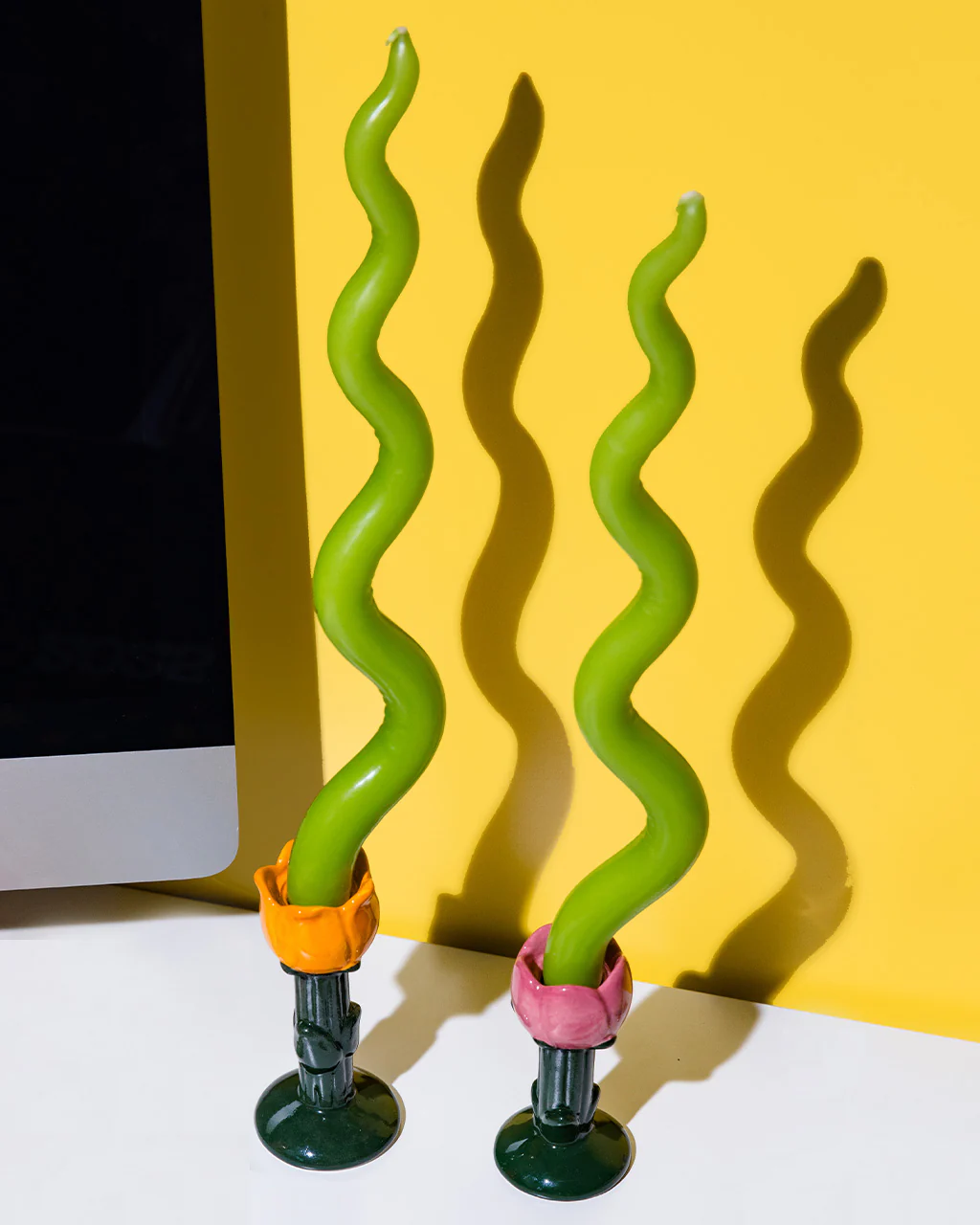 Candle Holder Set - Flowers - Image 3