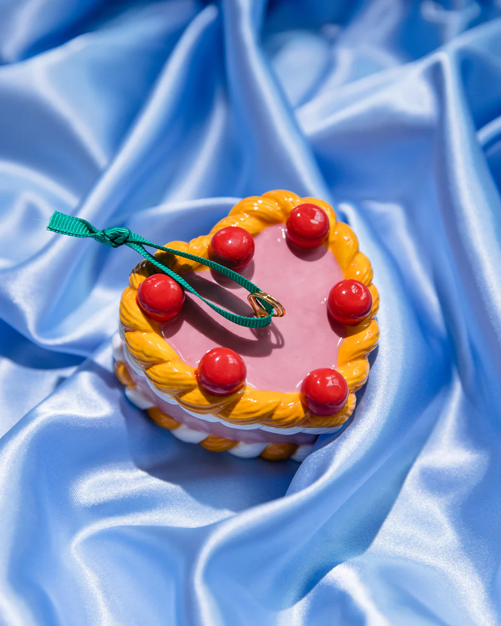 Cherry Cake Ornament - Image 3