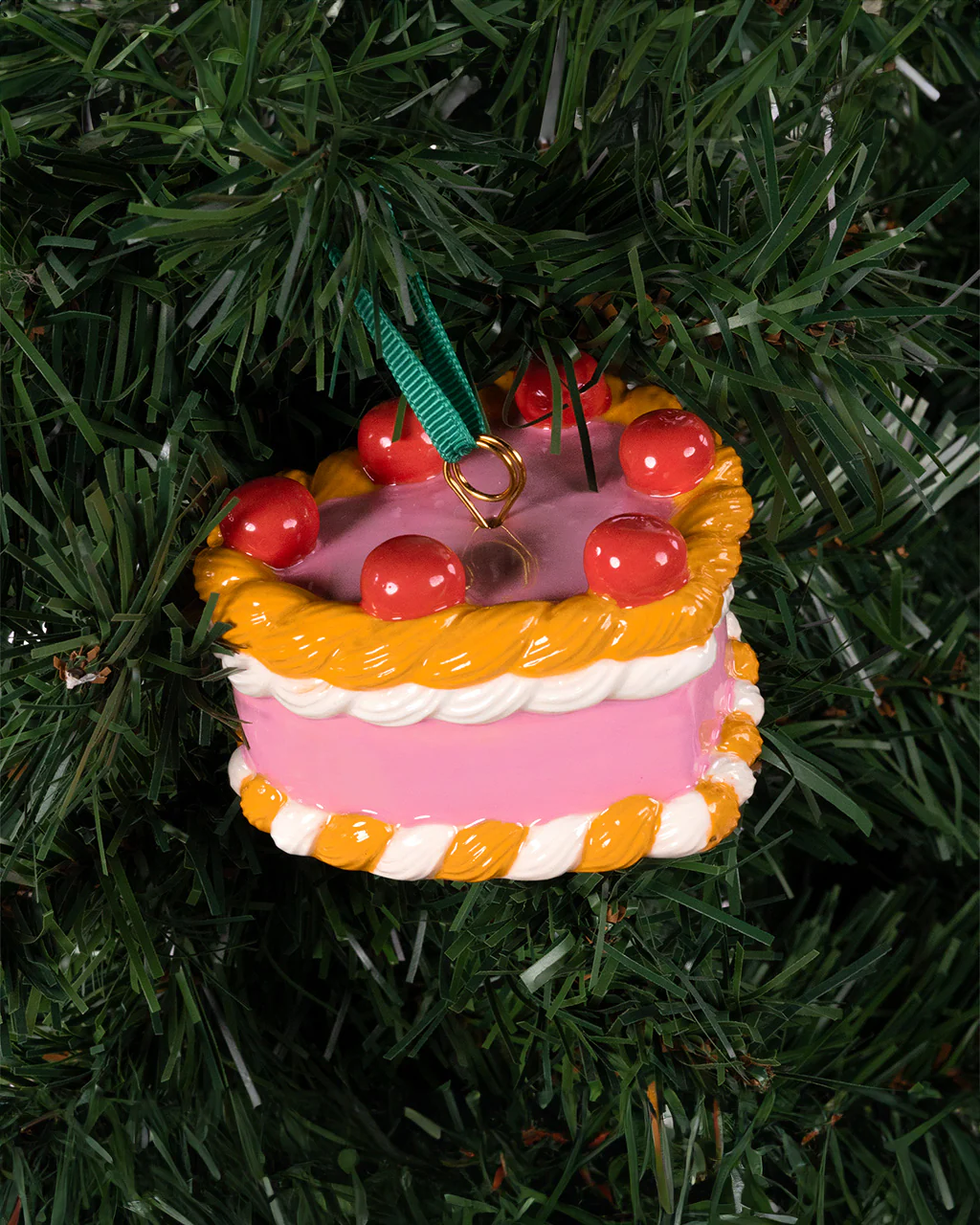 Cherry Cake Ornament - Image 4