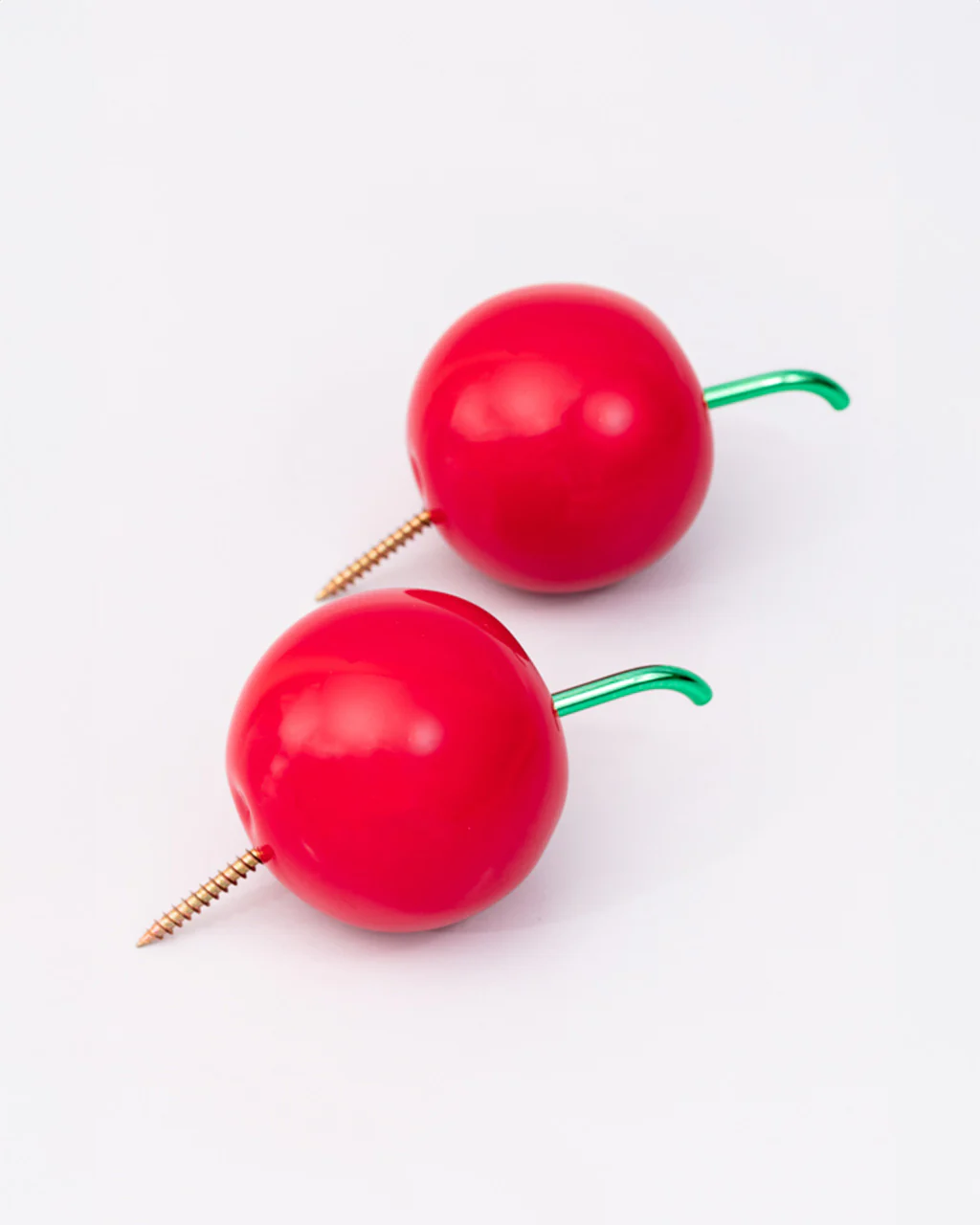 Cherry Wall Hooks - Set of 2
