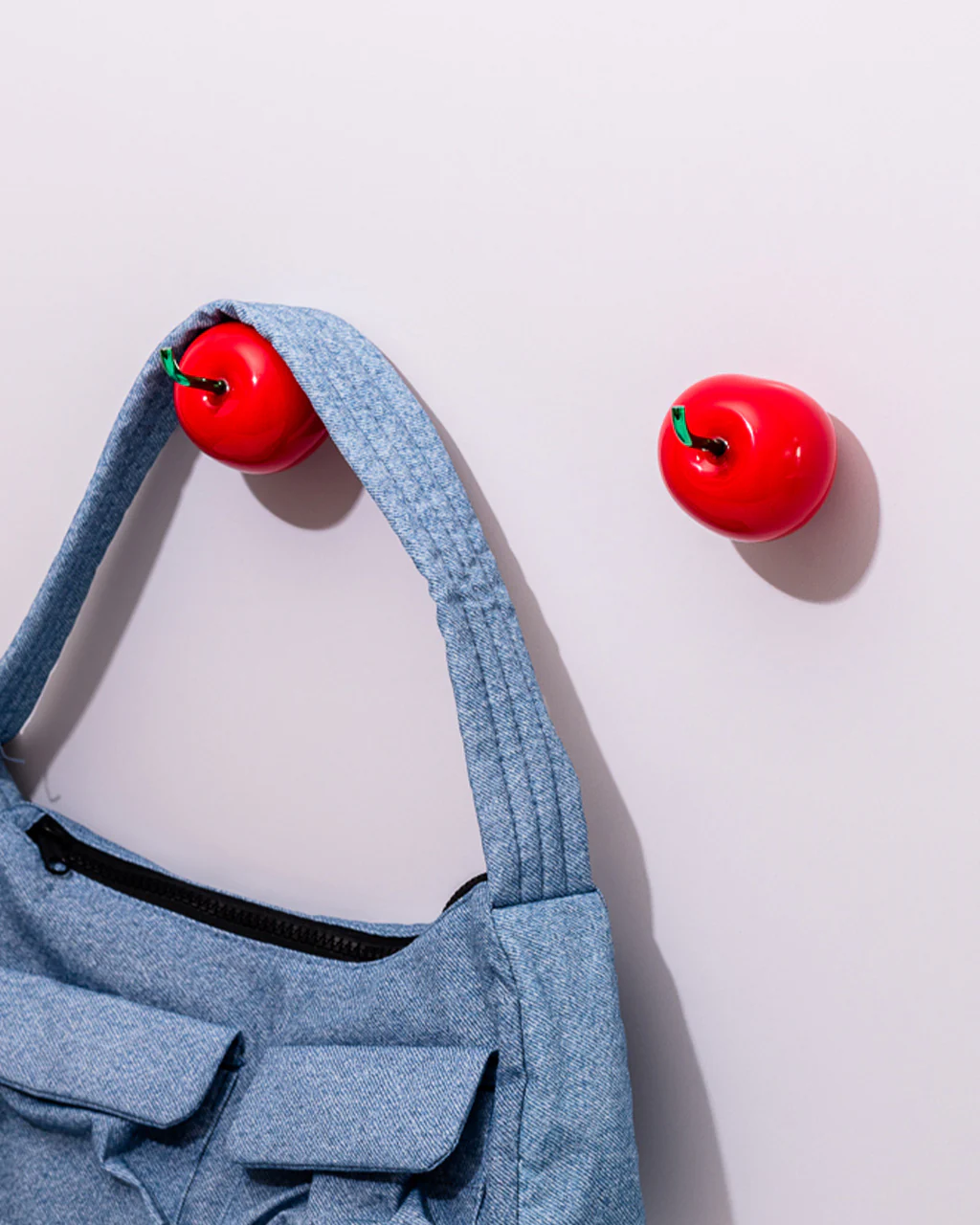 Cherry Wall Hooks - Set of 2 - Image 2