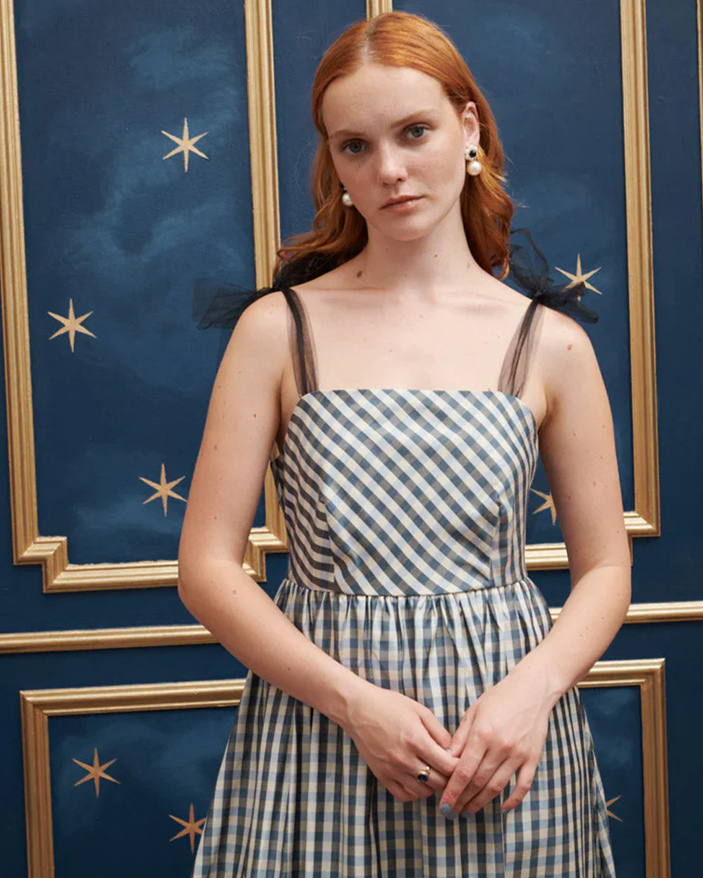 Cindy Check Midi Dress - Image 4