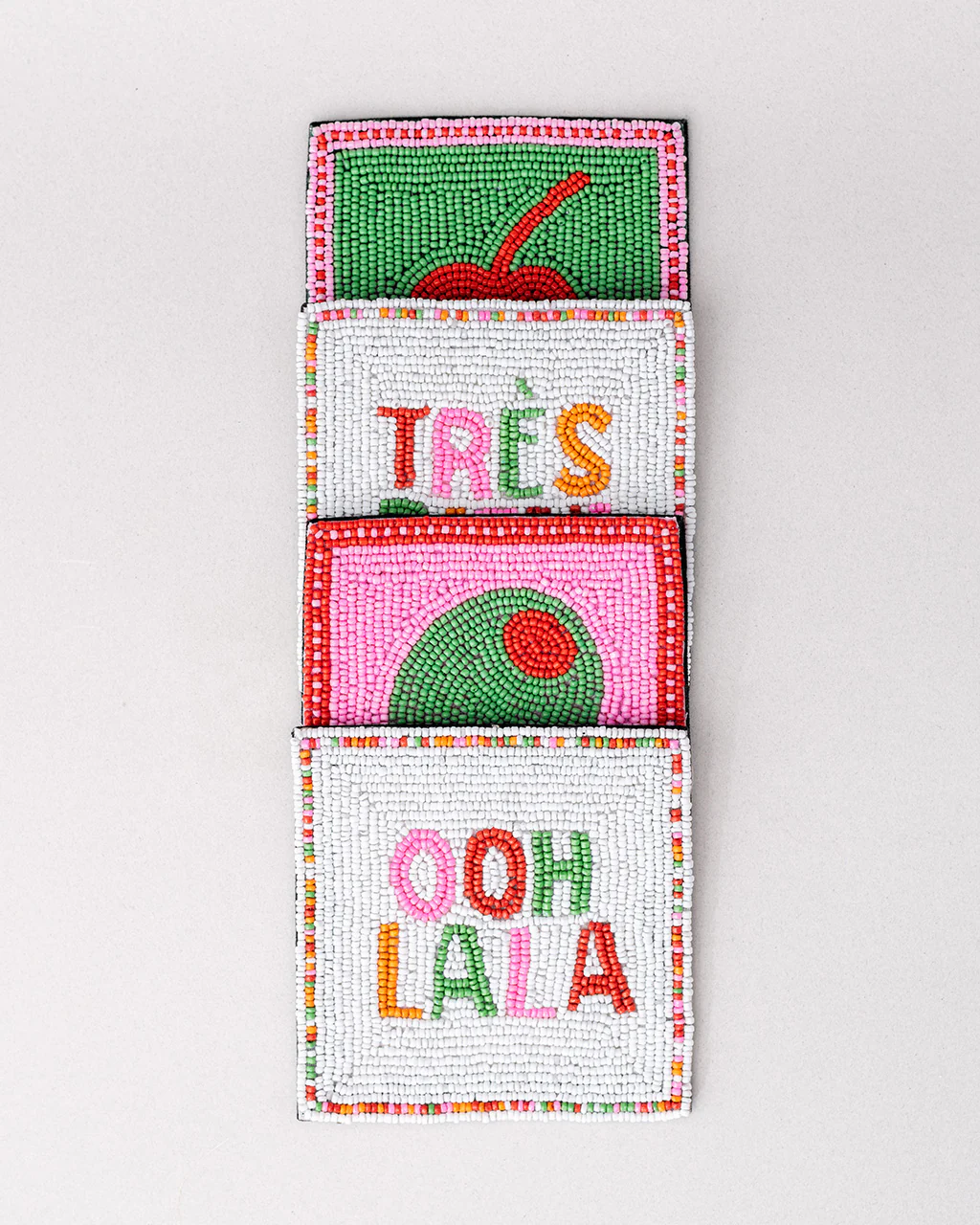 Cocktail Beaded Coaster Set - Image 5