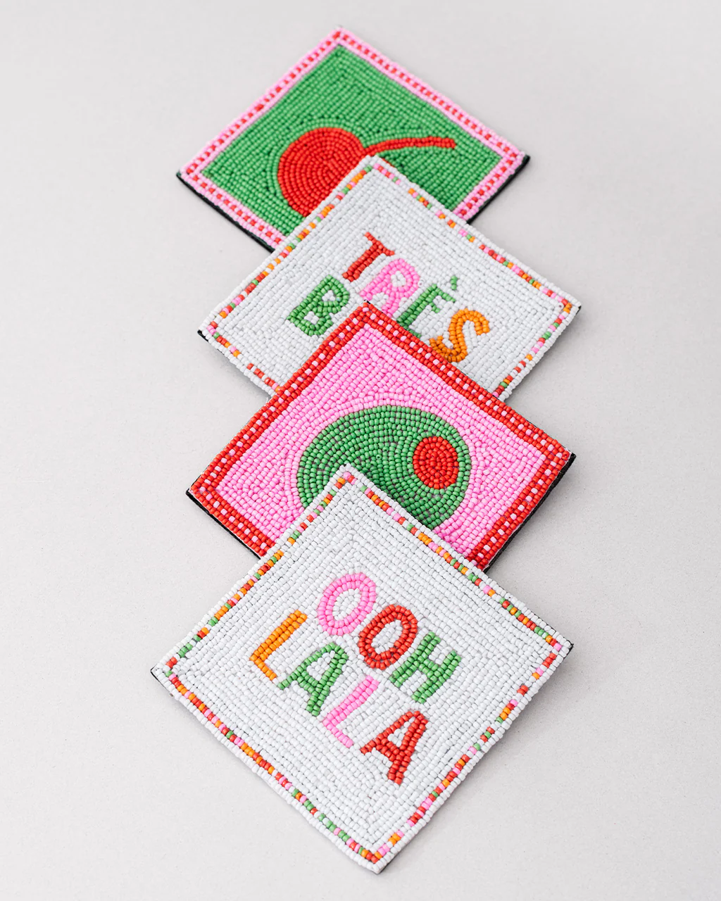 Cocktail Beaded Coaster Set - Image 6