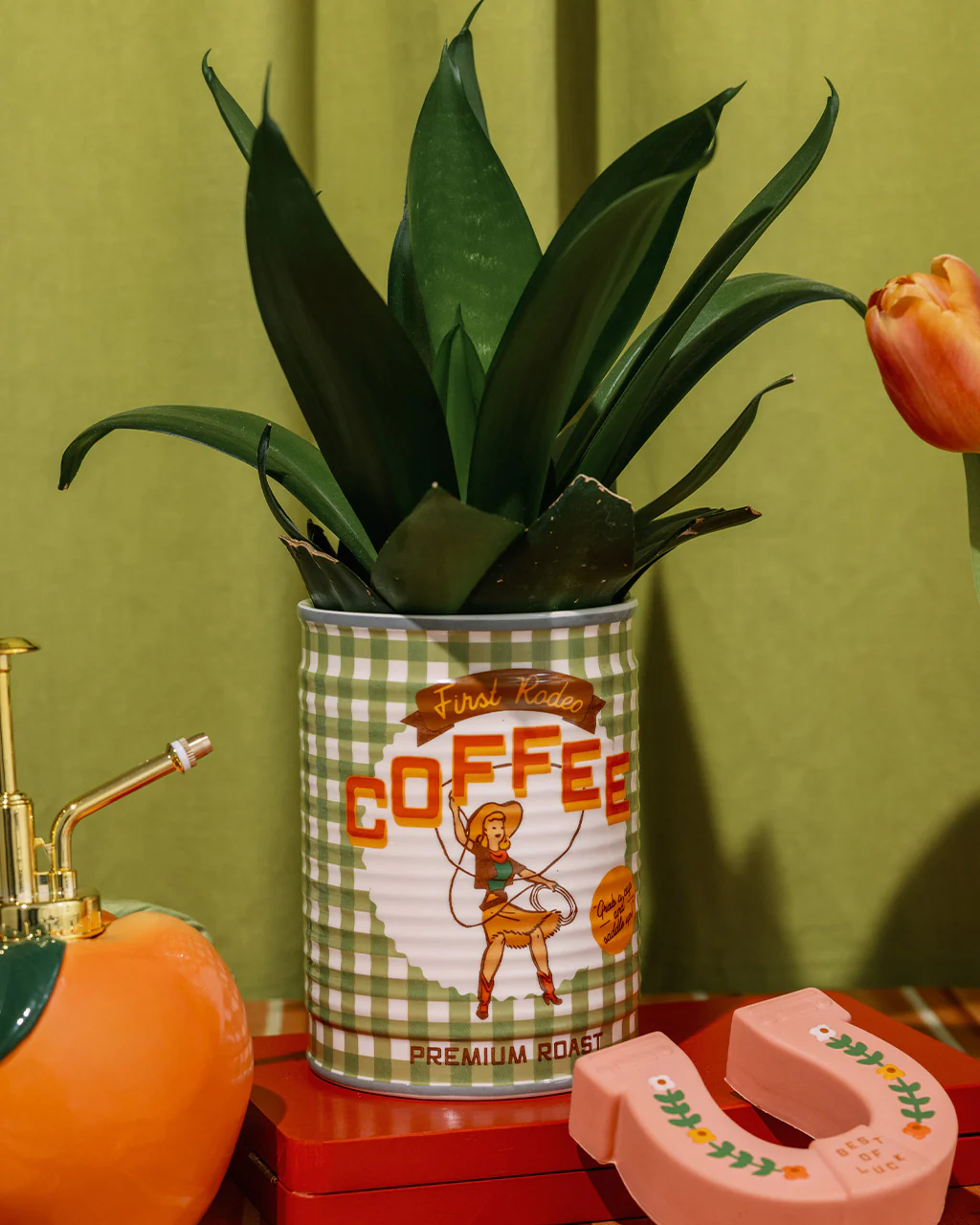 Coffee Can Ceramic Planter - Image 2