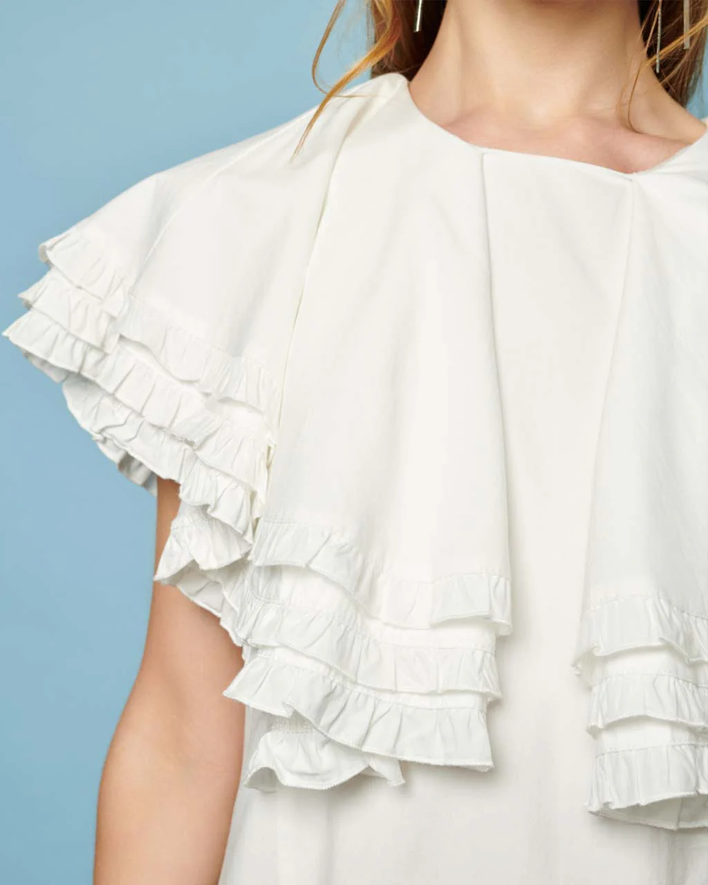 Collie Mini Dress - Pearled Ivory - Image 4