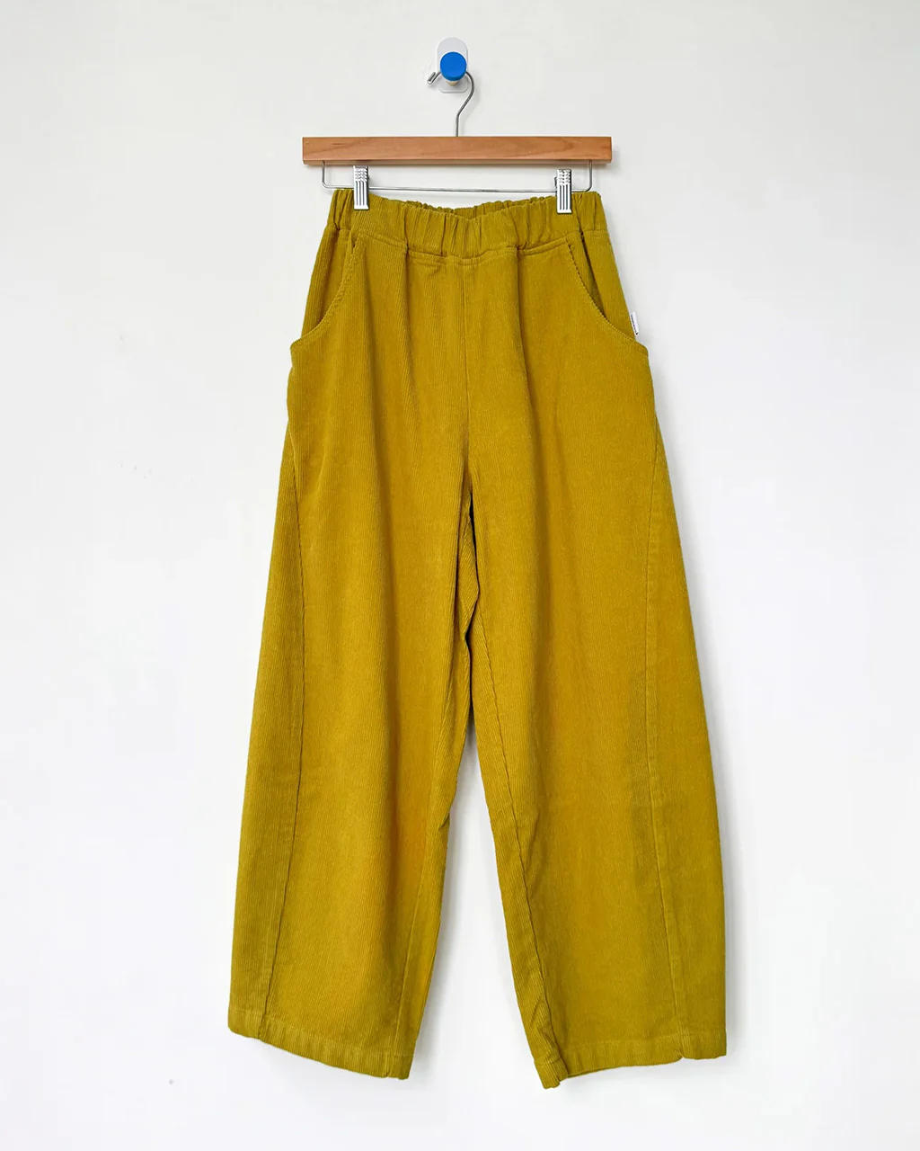 Corduroy Arc Pants - Green Olive - Image 3