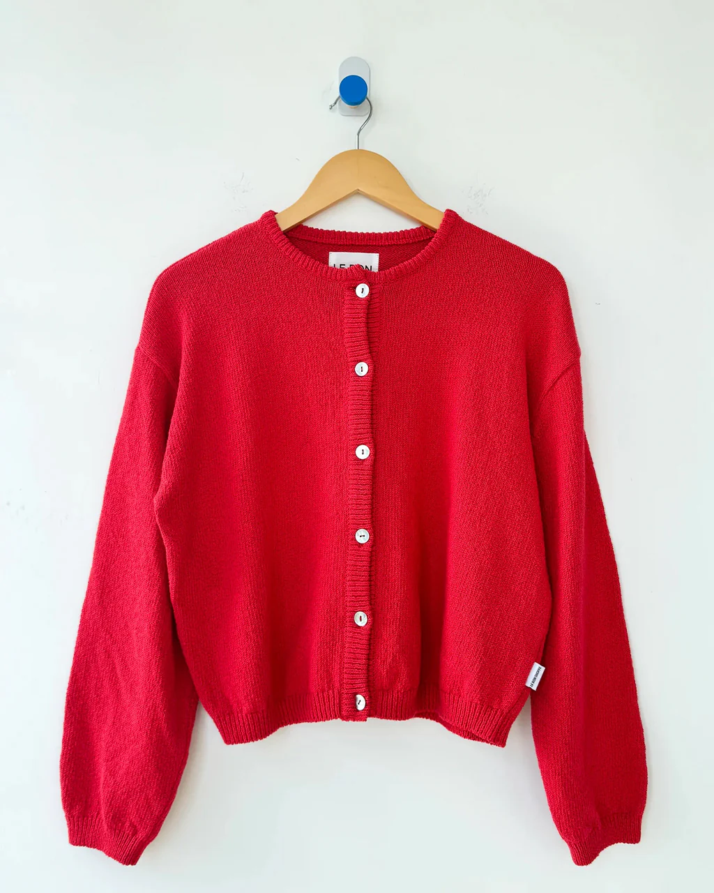 Cotton Leila Cardigan - Chili - Image 5