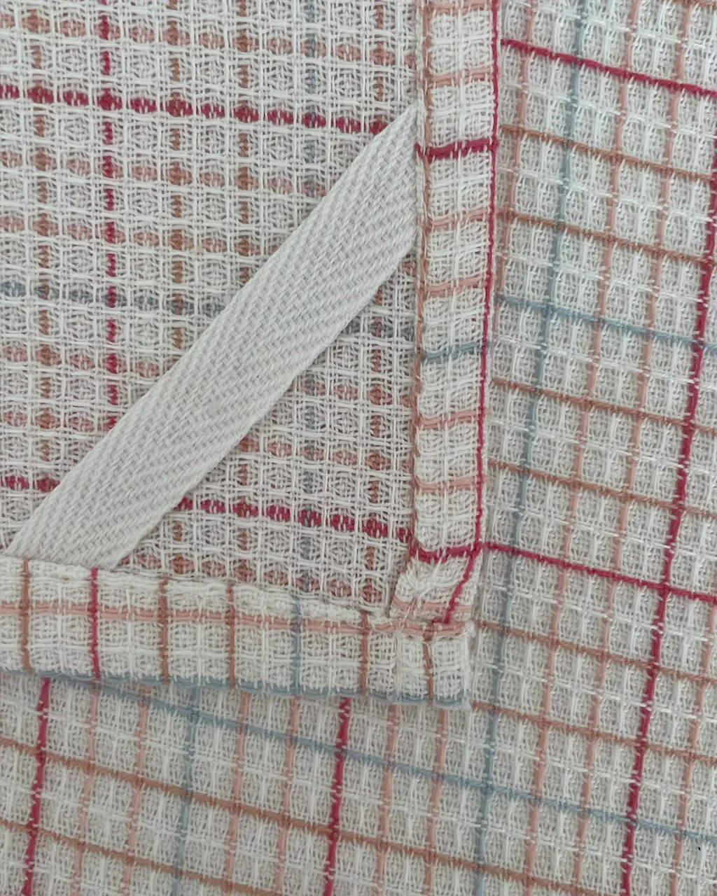 Cranberry Plaid Kitchen Dishcloths - Set Of 2 - Image 4