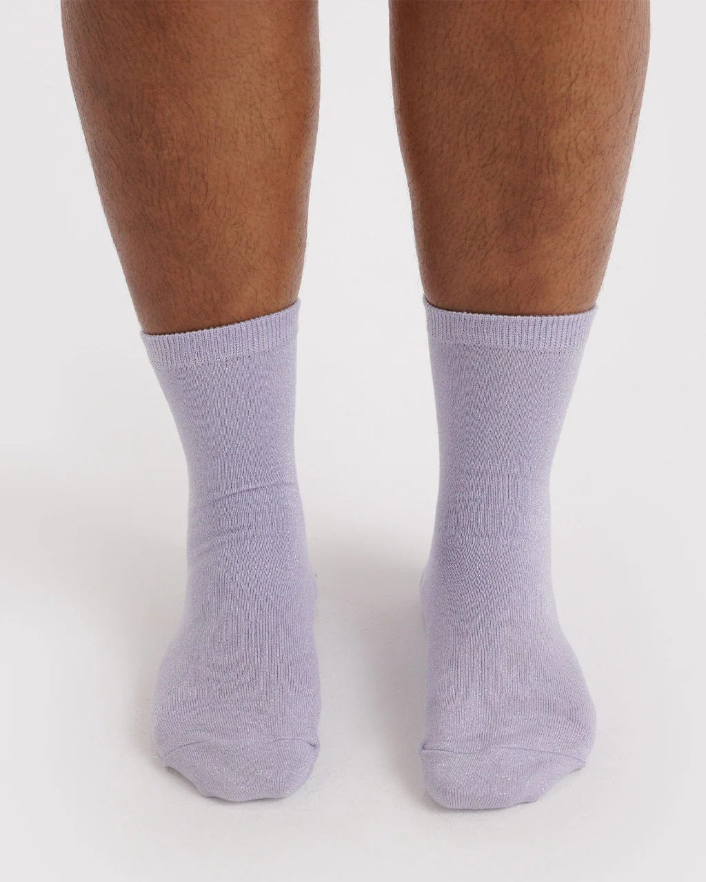 Crew Socks - Lilac Metallic - Image 2