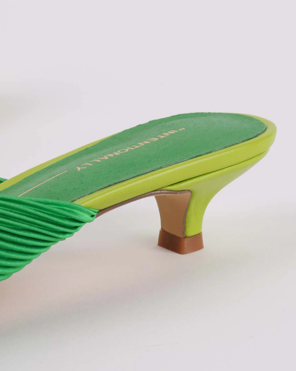 Curfew Kitten Heel - Grass - Image 3
