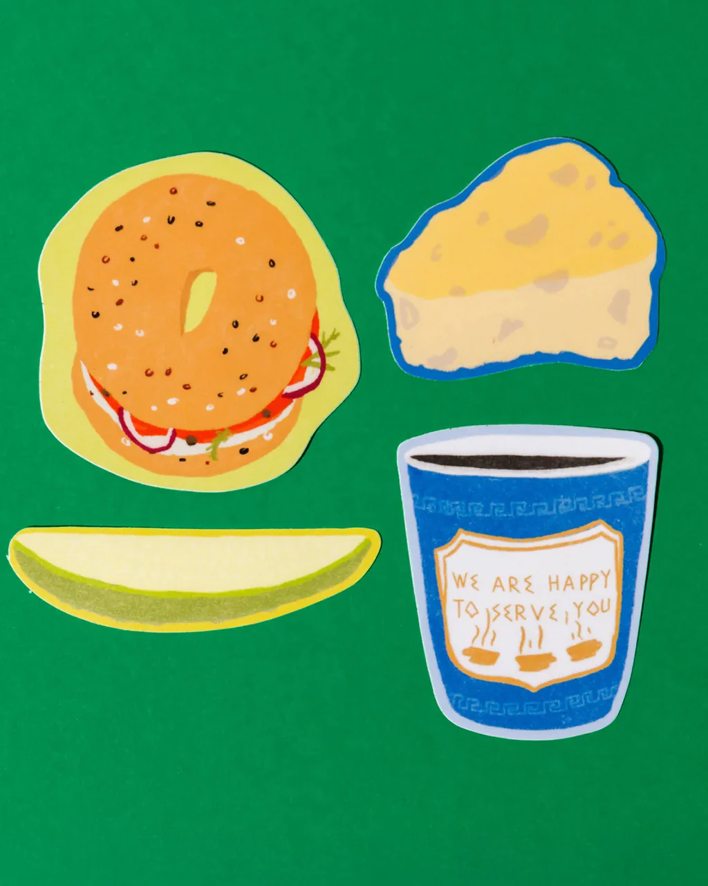 Deli Club Sticker Pack - Set of 4 - Image 2