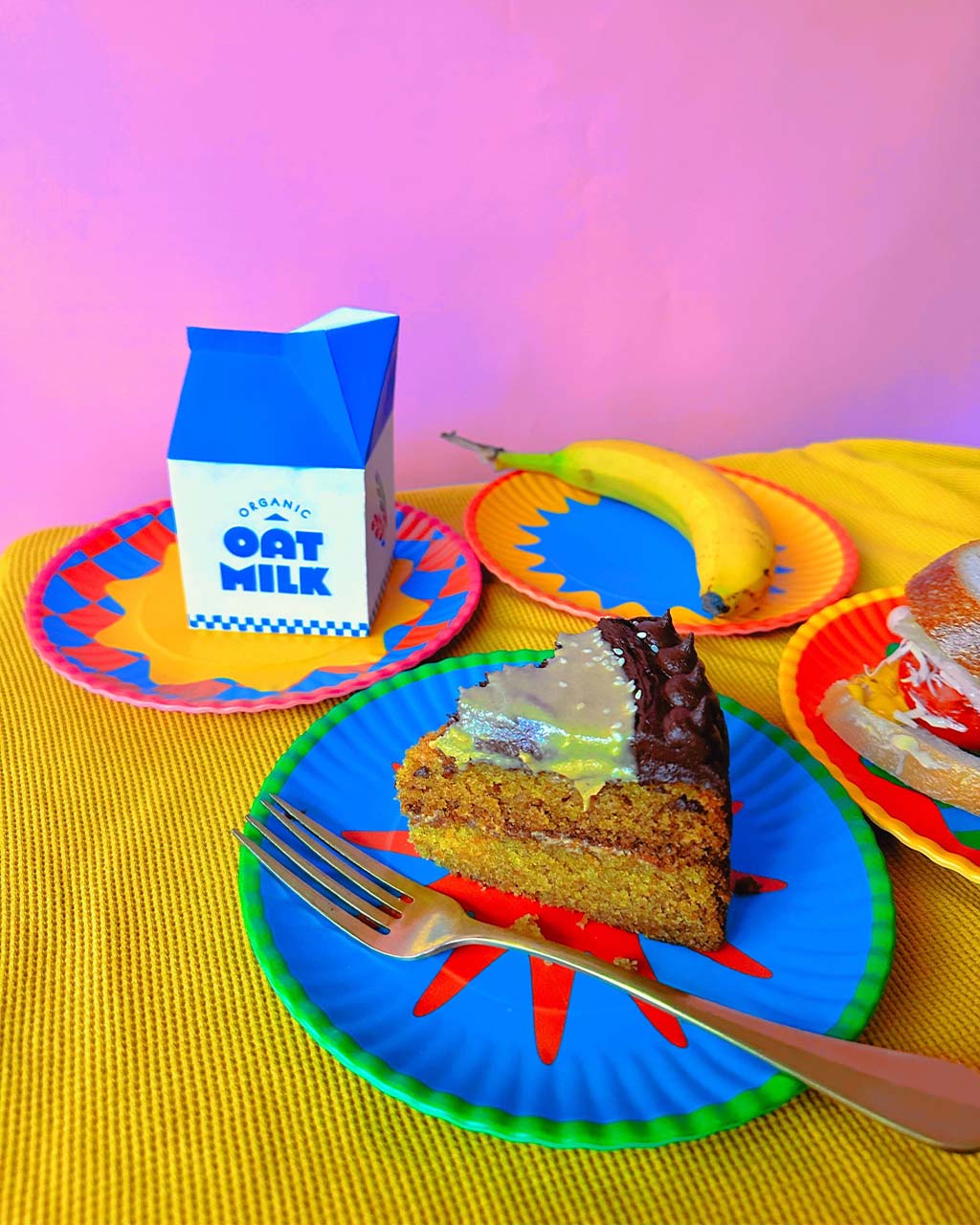 Dessert Plate Set - Colorblock - Image 2