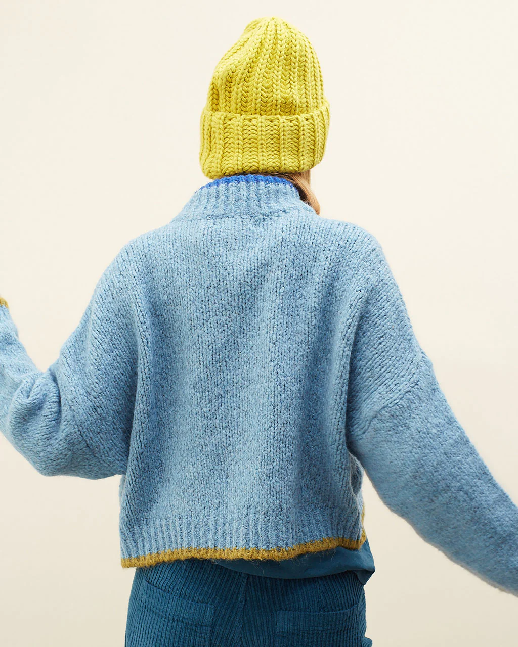 Ding Ding Cardigan - Blue - Image 3