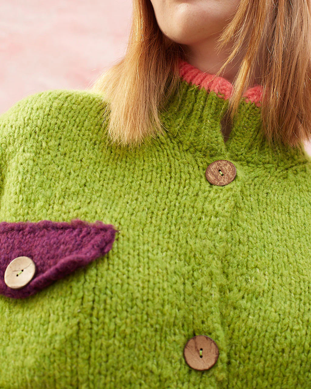 Ding Ding Cardigan - Green - Image 4
