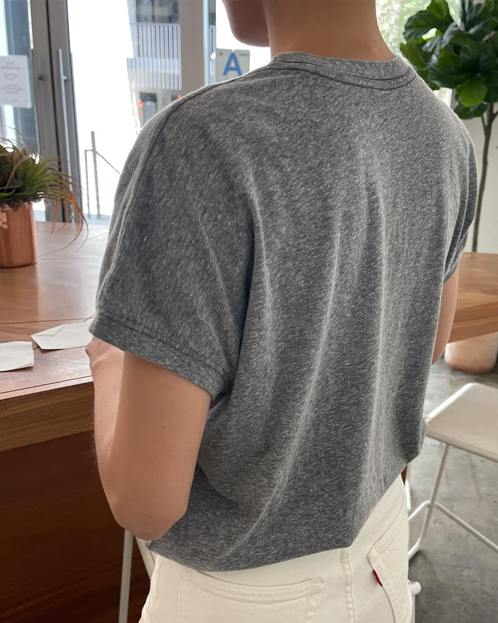 Ease Tee - Heather Grey - Image 3