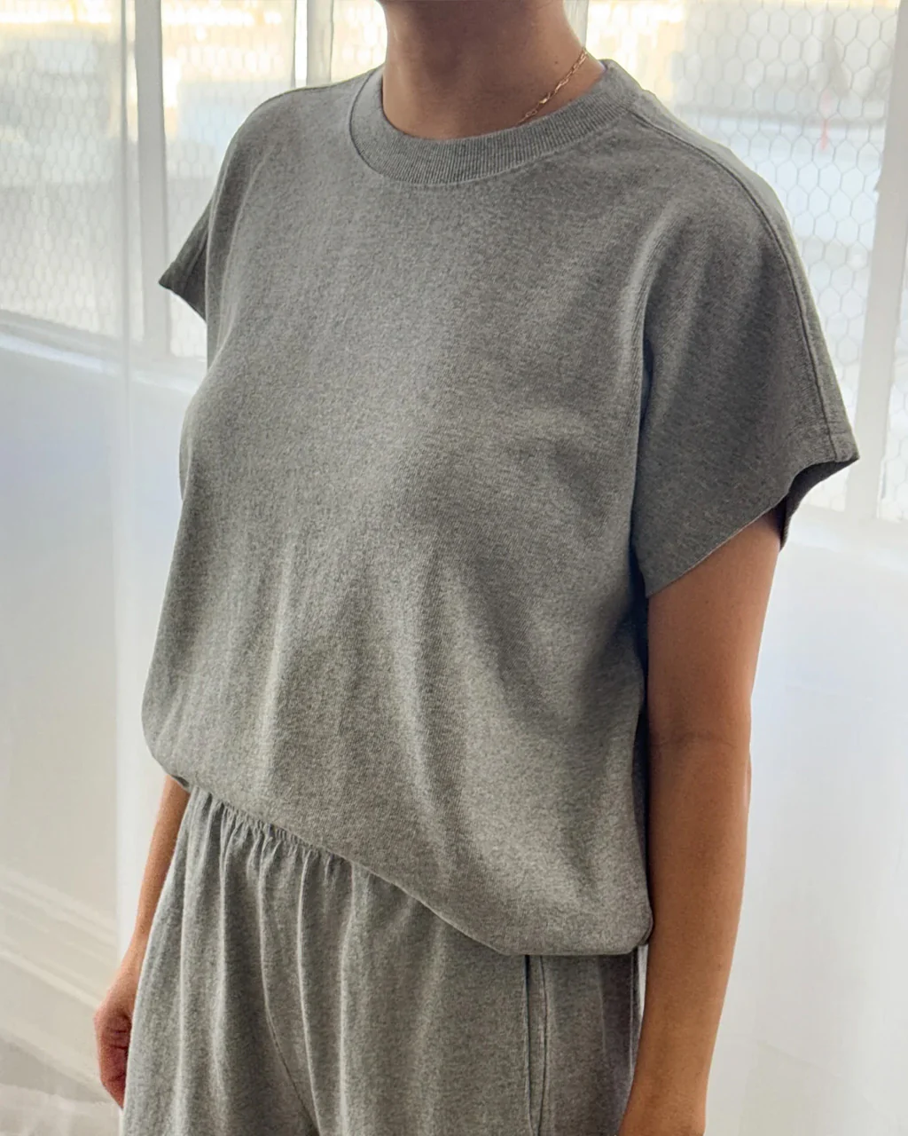 Fei Tee - Heather Grey - Image 4