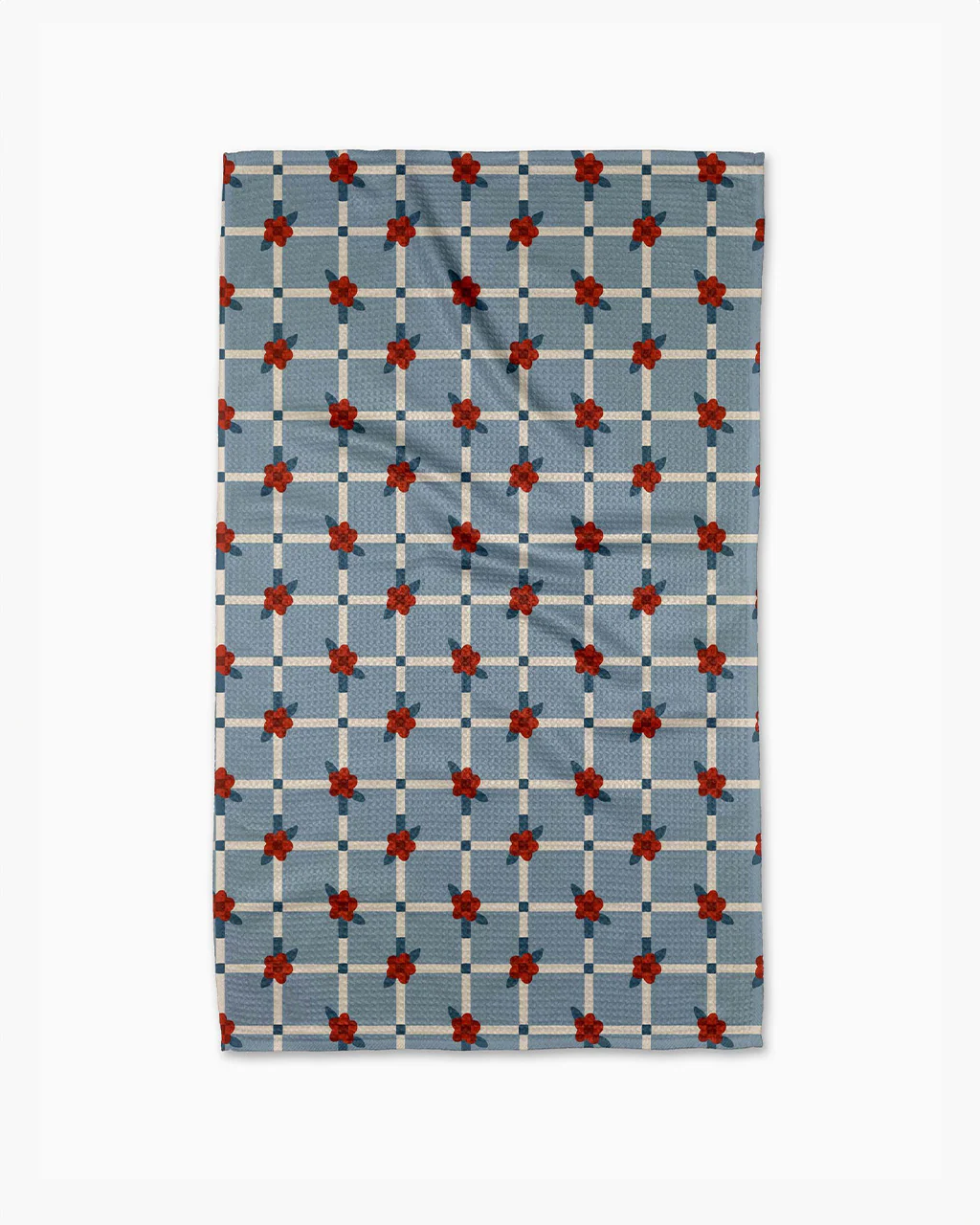 Floral Parade Grid Tea Towel
