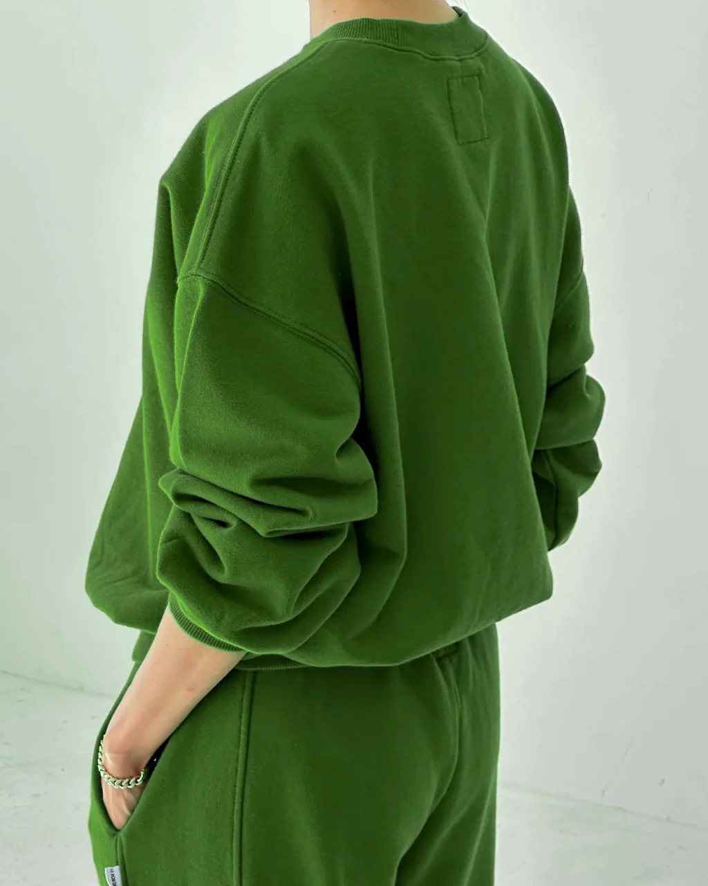 French Terry Core Sweatshirt - Avocado - Image 2