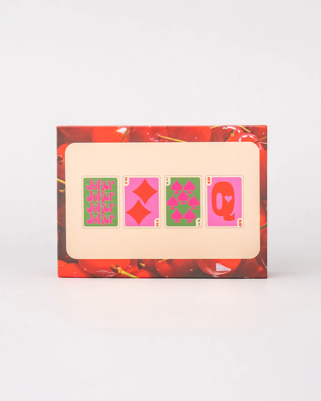 Game Night! Double Deck Playing Cards - Cherry Stripe - Image 10