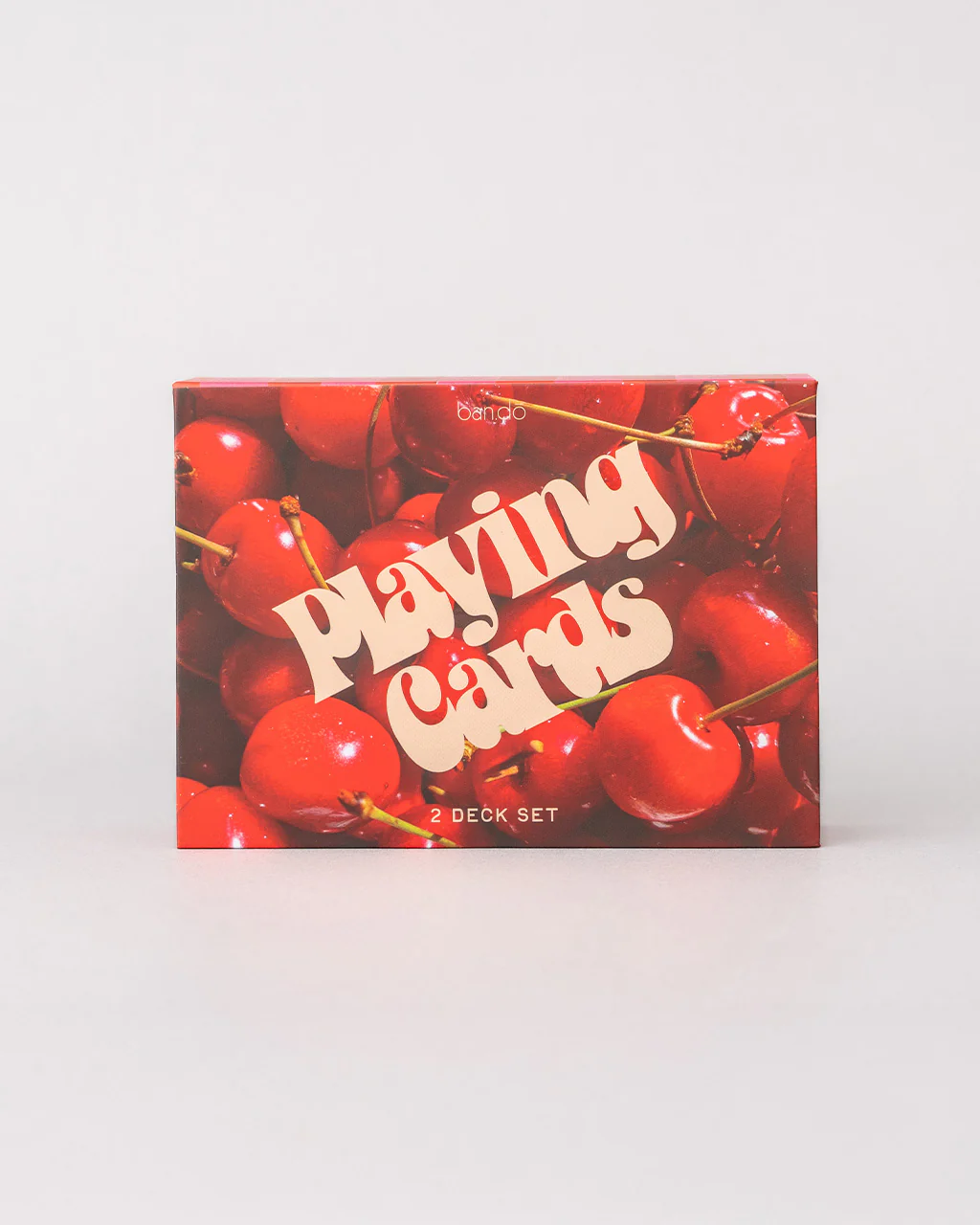 Game Night! Double Deck Playing Cards - Cherry Stripe - Image 6