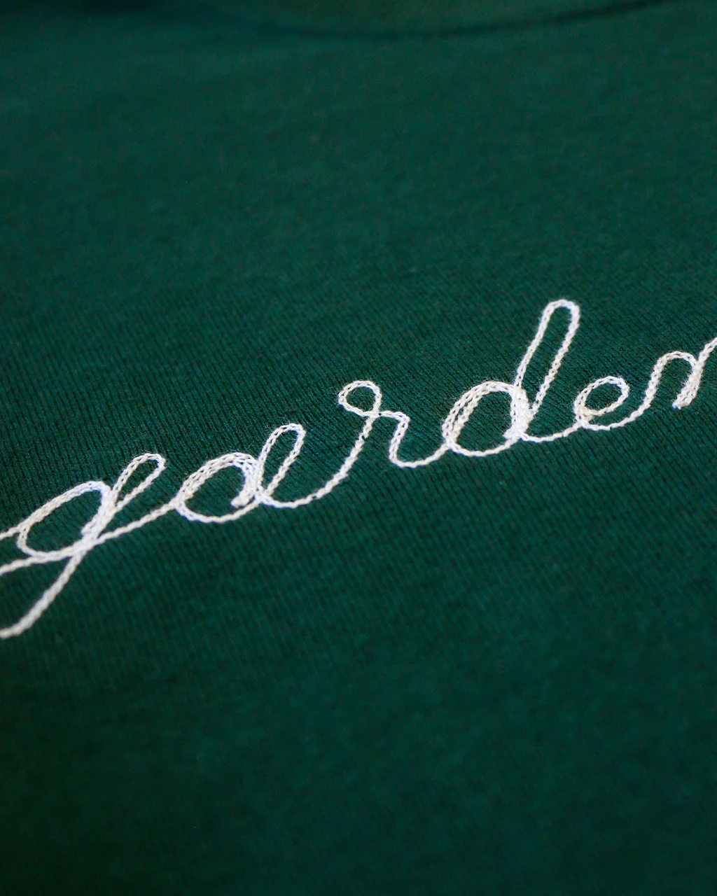 Garden Enthusiast Chainstitch Sweatshirt - Dark Green - Image 2