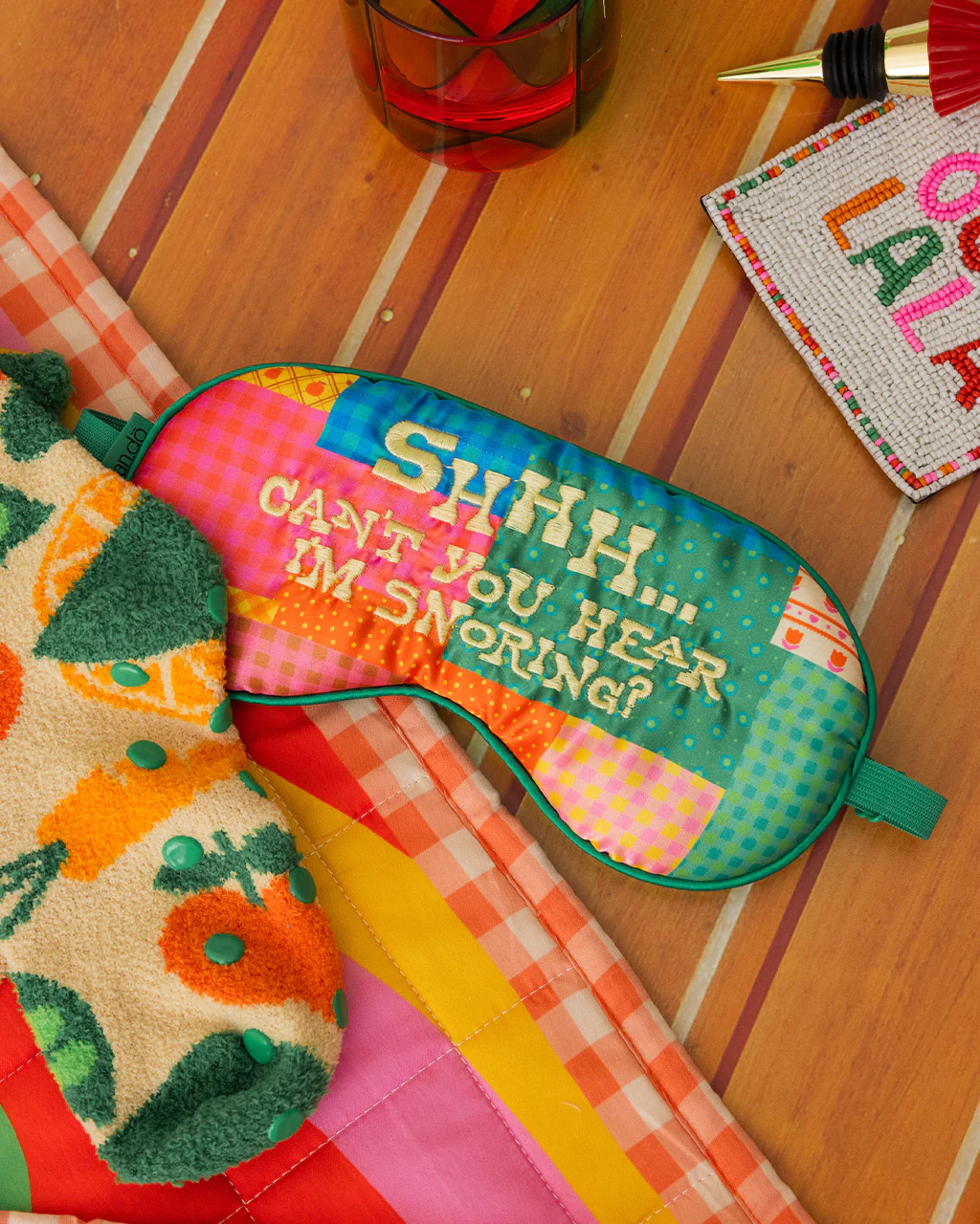 Getaway Eye Mask - Patchwork - Image 2