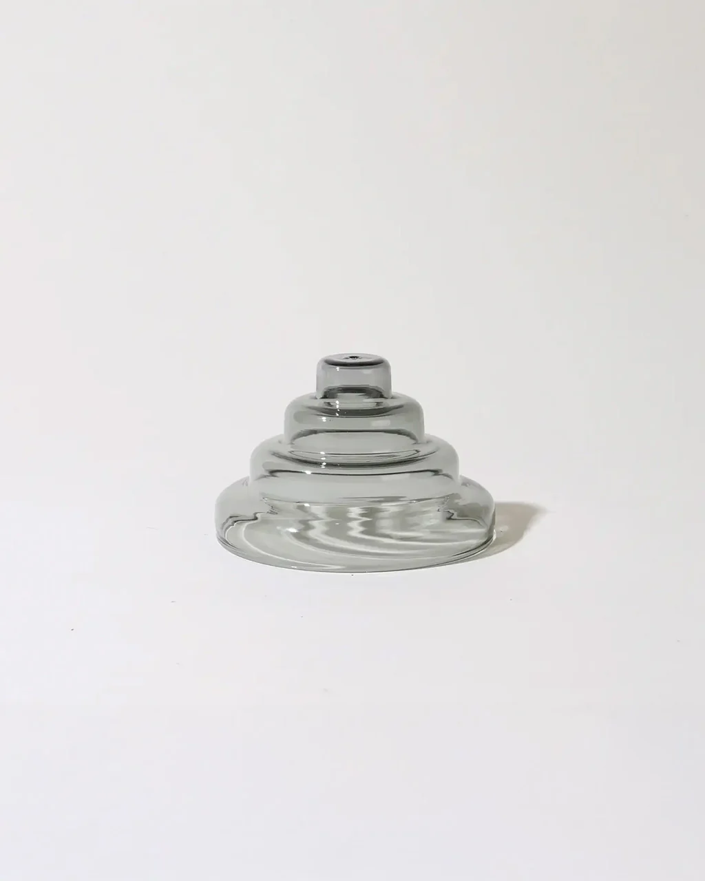 Glass Meso Incense Holder - Gray