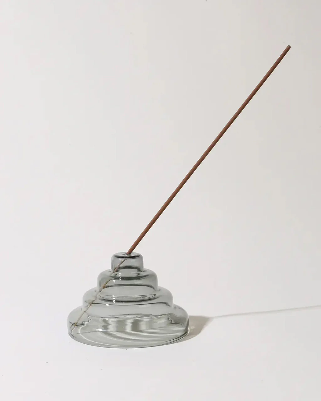Glass Meso Incense Holder - Gray - Image 2
