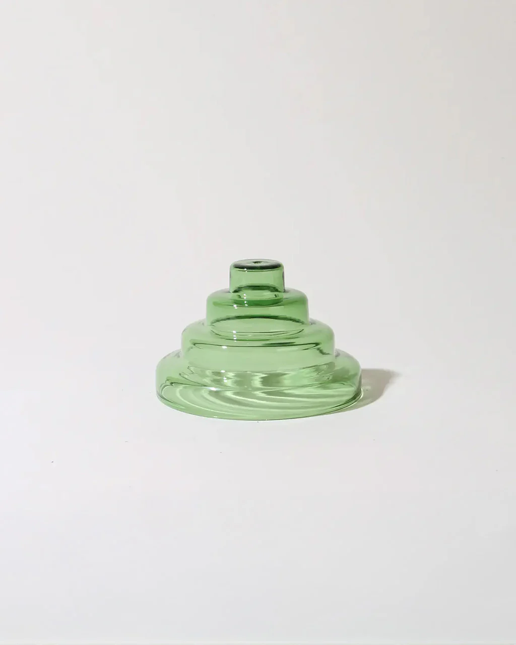 Glass Meso Incense Holder - Verde