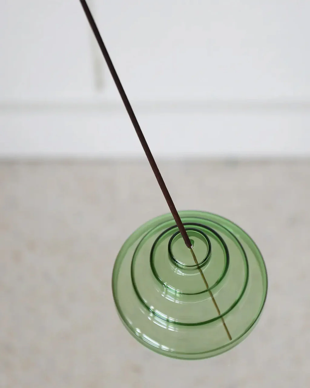 Glass Meso Incense Holder - Verde - Image 2