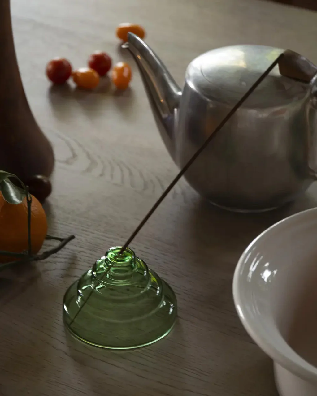 Glass Meso Incense Holder - Verde - Image 4