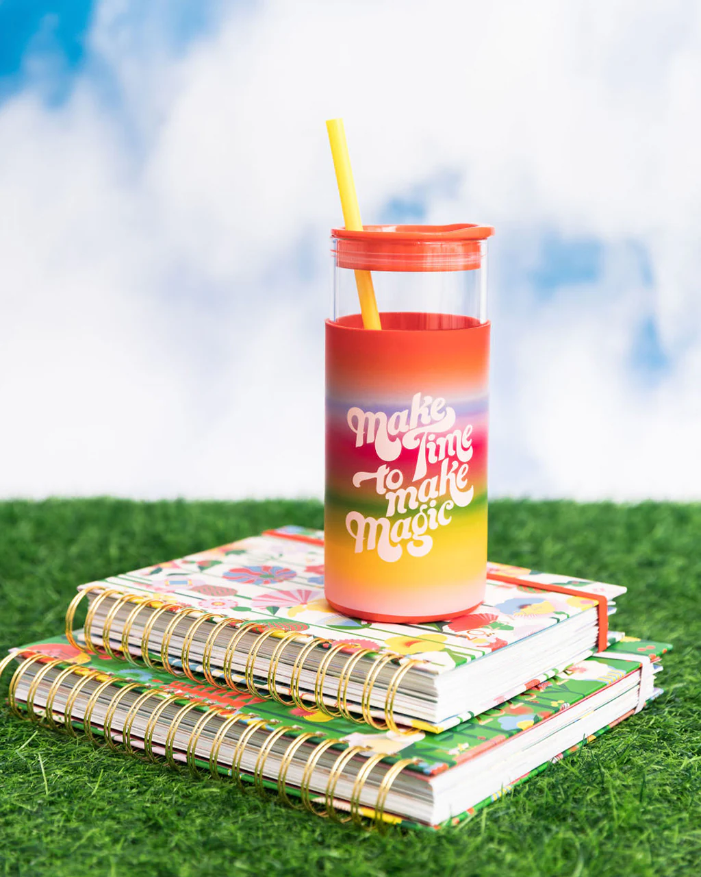 Glass Tumbler - Make Time to Make Magic - Image 2